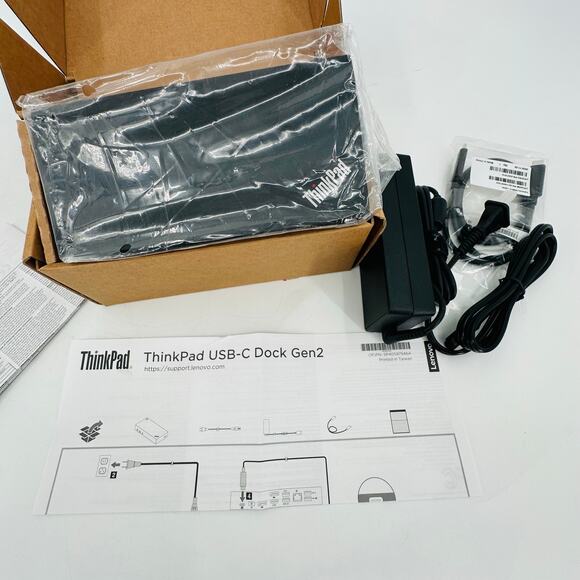 Lenovo ThinkPad USB-C Gen 2 Docking Station - 40AS0090US Brand new! - Picture 1 of 6